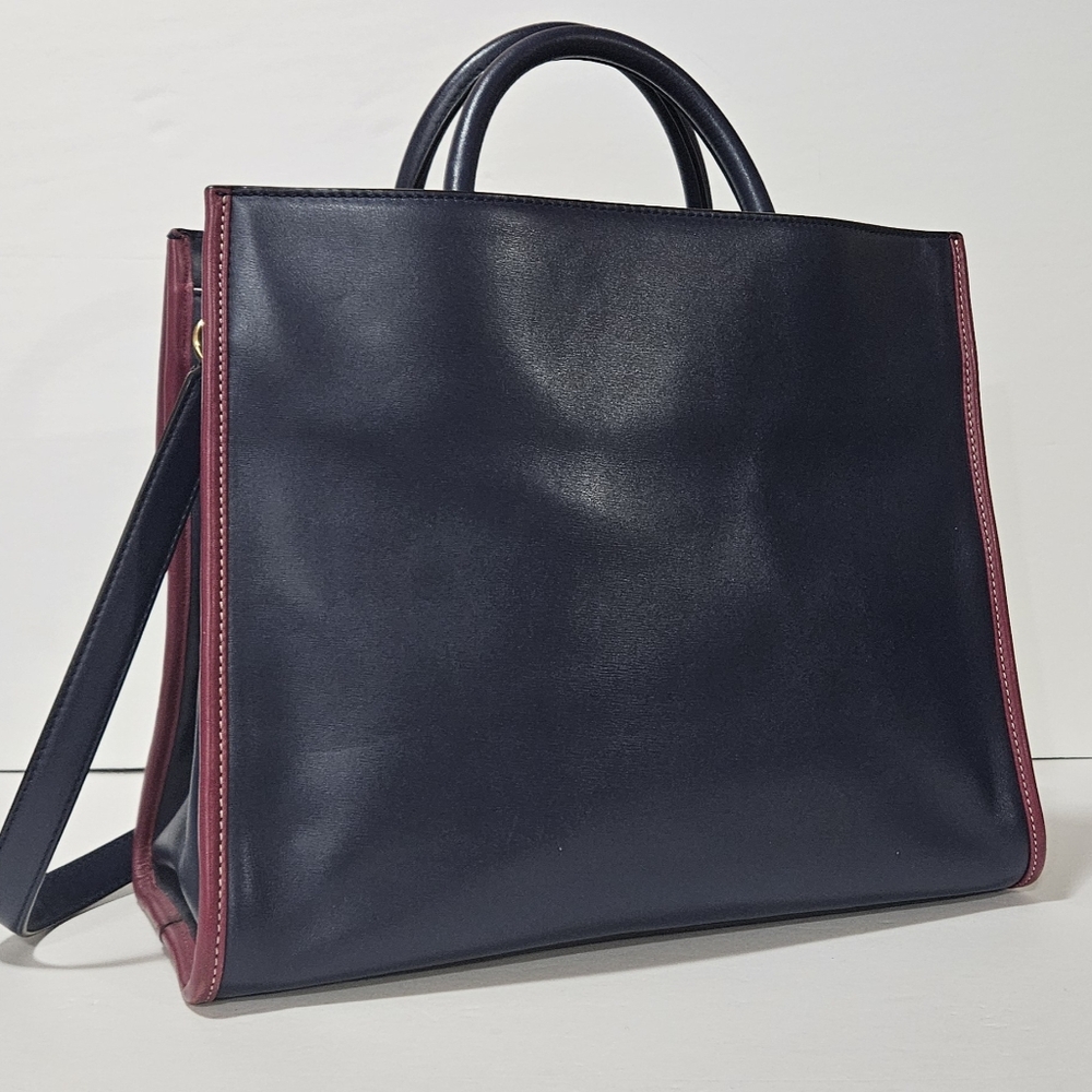 Marc Jacobs Blue Leather Madison Tote - Picture 4 of 8